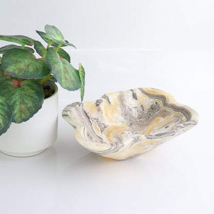 Mexican Onyx/Calcite Bowl 9"