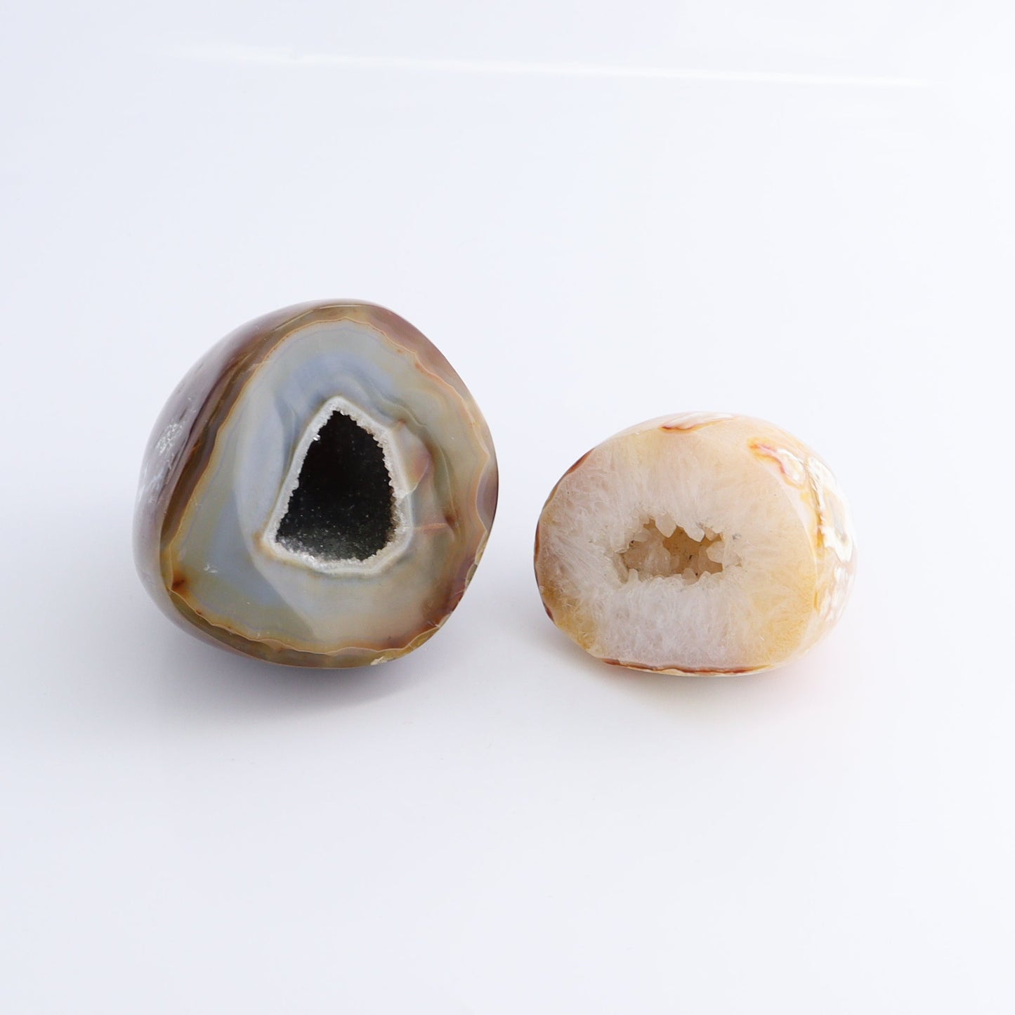 Carnelian Geodes Set of 2 - Expert Wholesale and Supplier of Wholesale Crystals & Bulk Gemstones, ["carnelian","Geodes","Madagascar"]