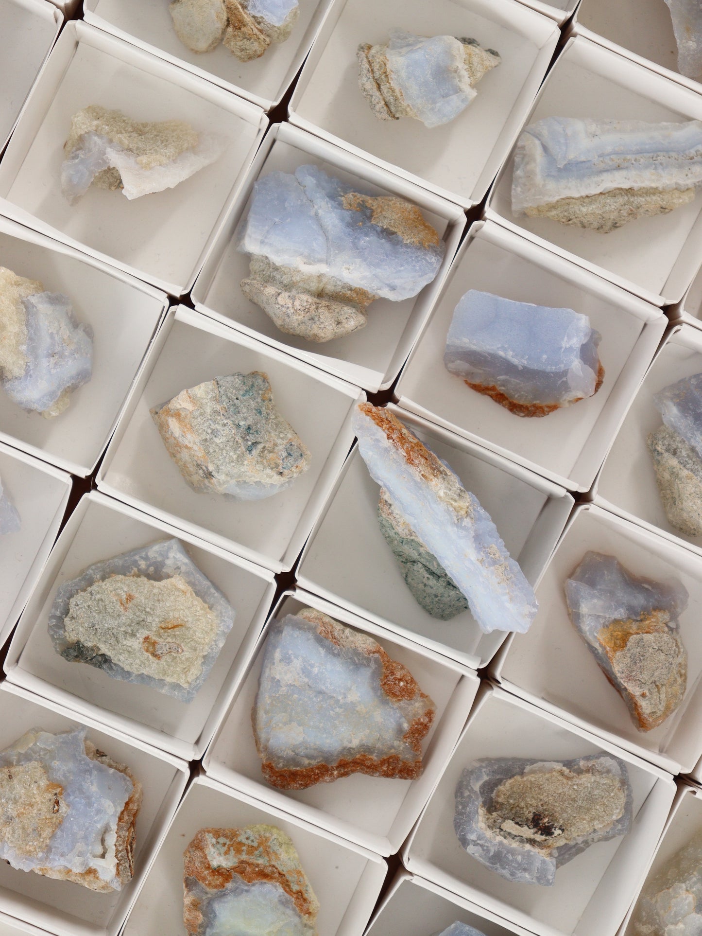 Blue Lace Agate Flat - Expert Supplier of Wholesale Crystals & Bulk Gemstones