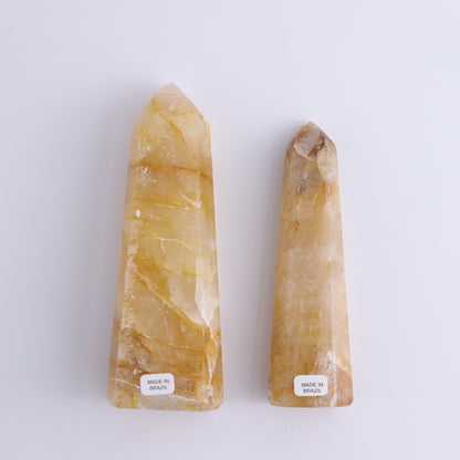 Golden Healer Towers Set of 4 - Expert Wholesale and Supplier of Wholesale Crystals & Bulk Gemstones, ["Brazil","Golden Healer","Towers"]