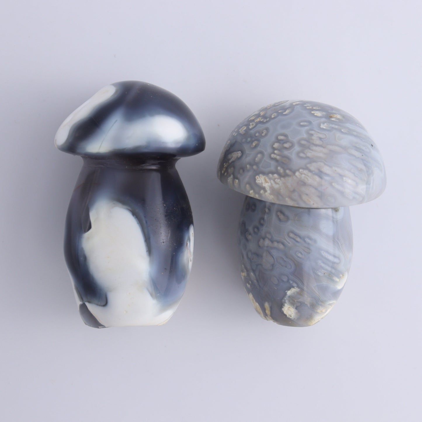 Agate Mushrooms Set of 5 - Expert Wholesale and Supplier of Wholesale Crystals & Bulk Gemstones, ["Agate","Madagascar","Mushrooms"]