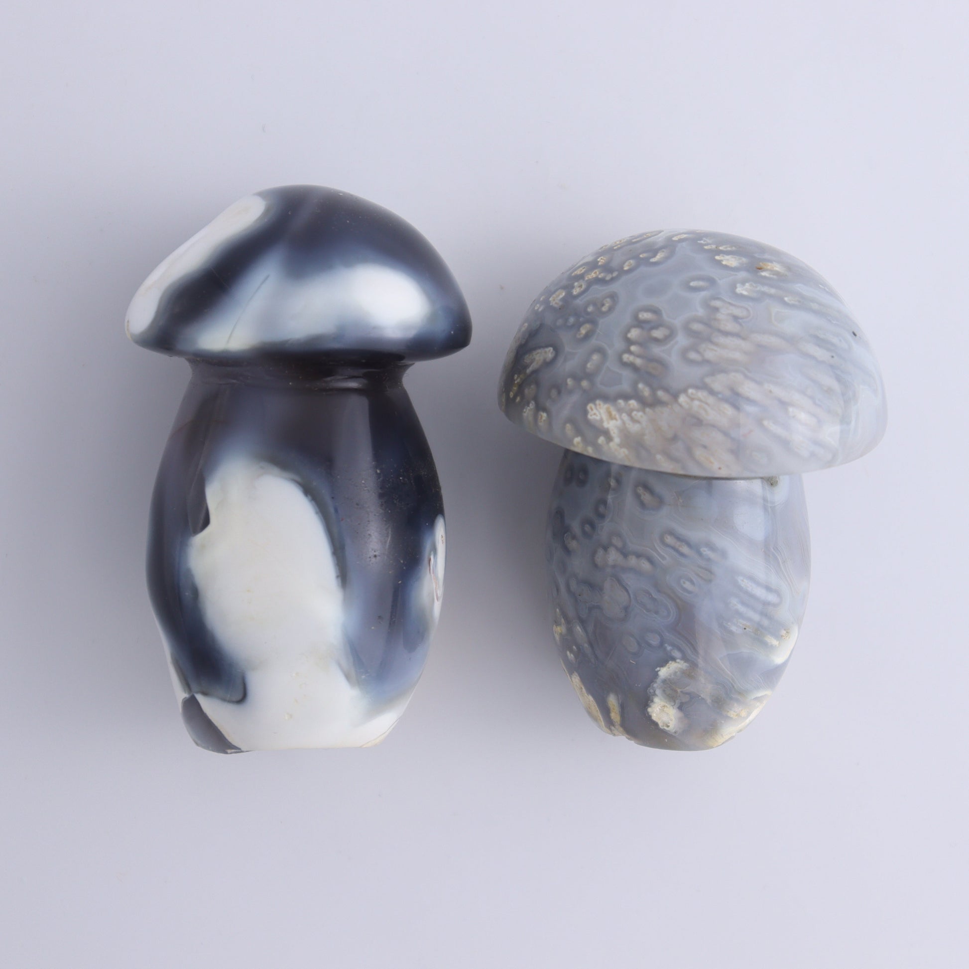 Agate Mushrooms Set of 5 - Expert Wholesale and Supplier of Wholesale Crystals & Bulk Gemstones, ["Agate","Madagascar","Mushrooms"]