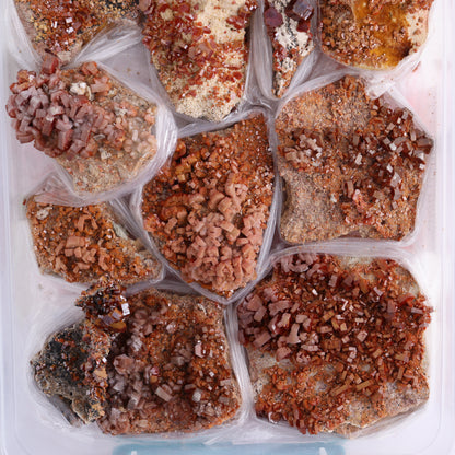 Vanadinite Flat from Morocco - Expert Wholesale and Supplier of Wholesale Crystals & Bulk Gemstones, ["Barite","Flats","Morocco"]