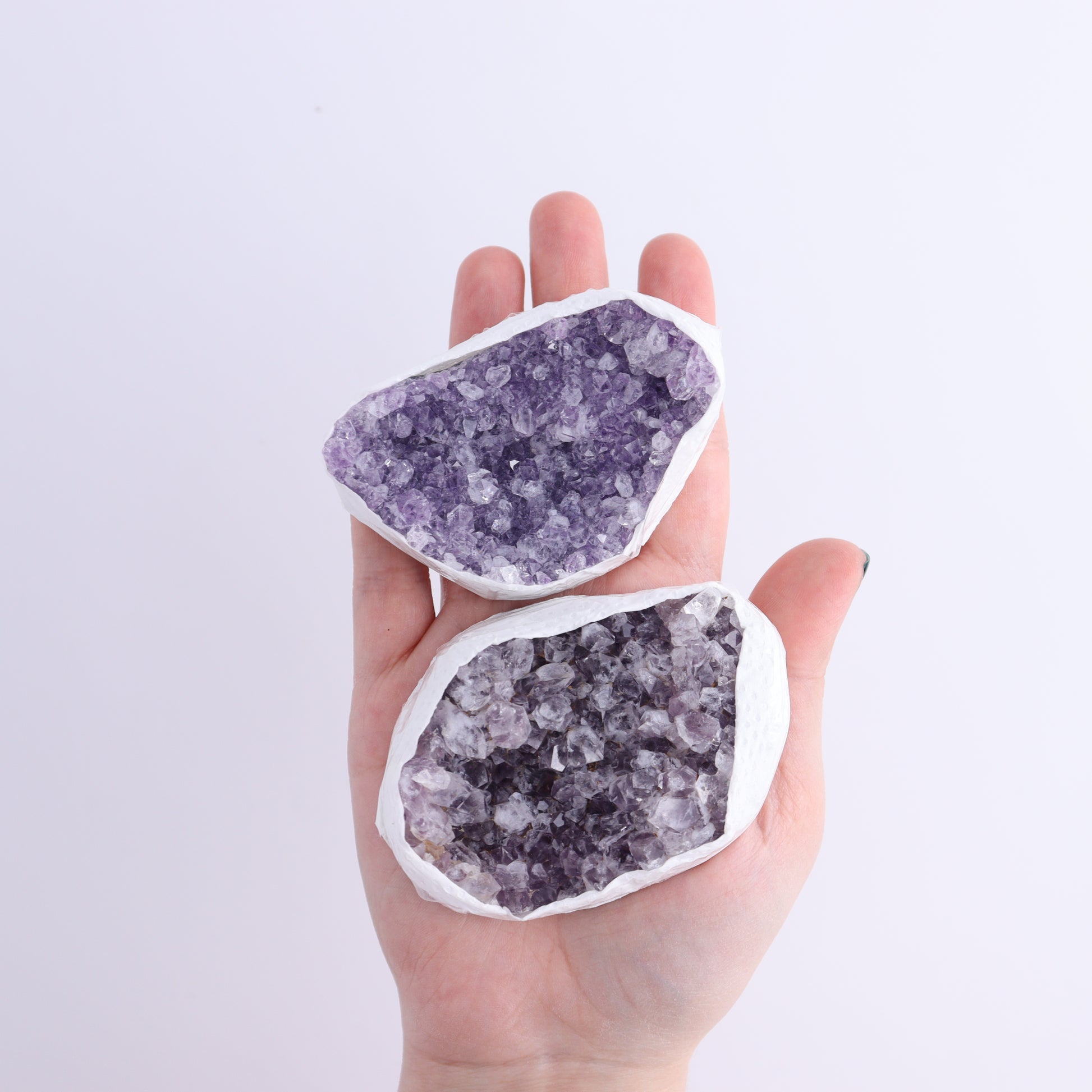 One Uruguay Amethyst Clusters Flat - Expert Wholesale and Supplier of Wholesale Crystals & Bulk Gemstones, ["Amethyst","flat","Flats","Uruguay"]