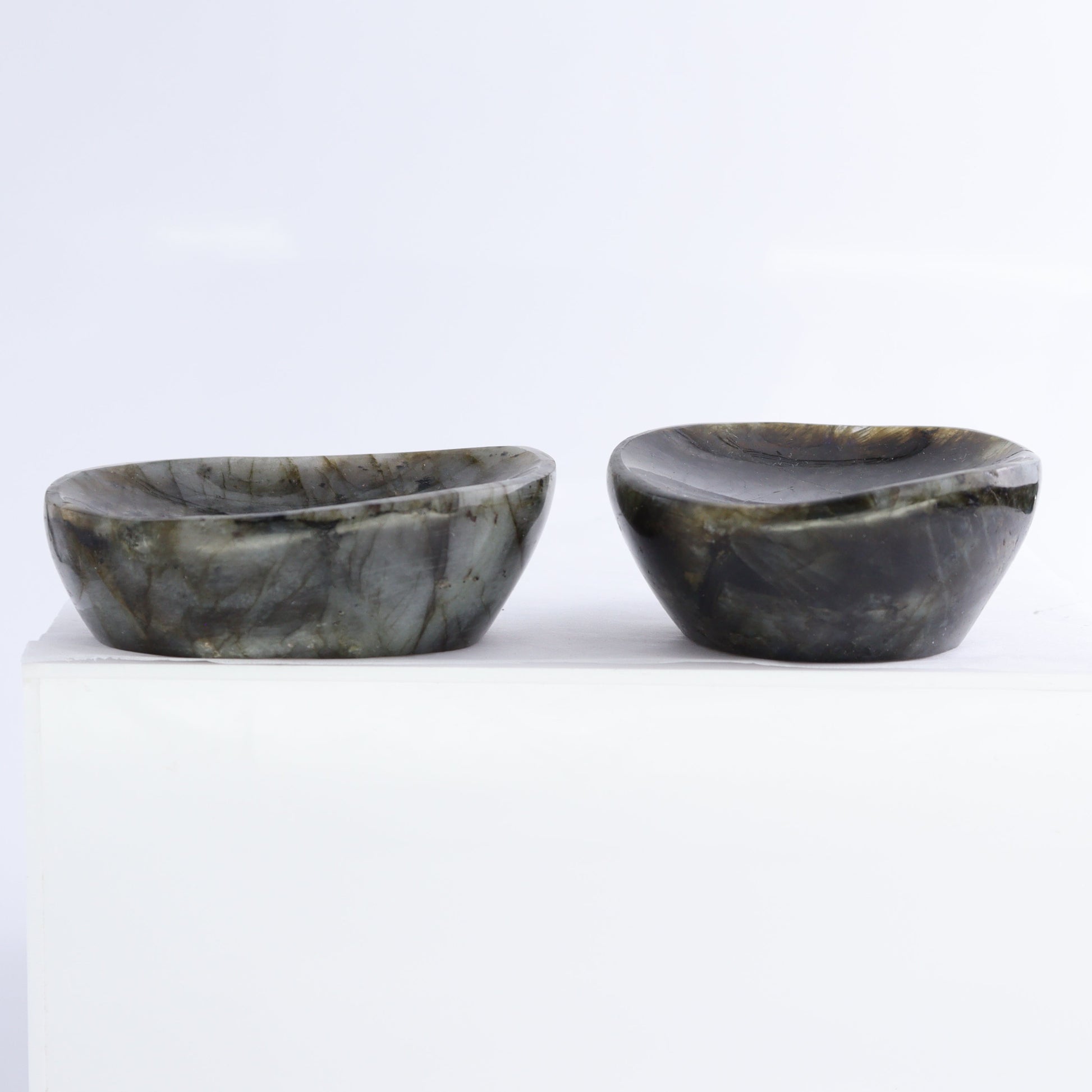 Labradorite Bowls Set of 10 - Expert Wholesale and Supplier of Wholesale Crystals & Bulk Gemstones, ["Bowls","Labradorite","Madagascar"]