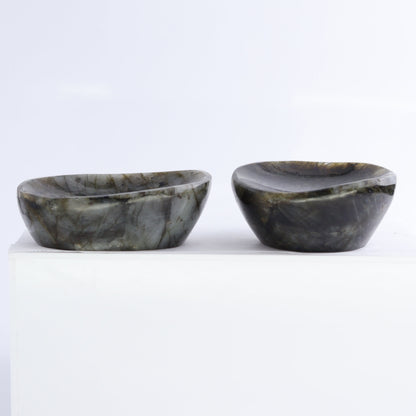 Labradorite Bowls Set of 10 - Expert Wholesale and Supplier of Wholesale Crystals & Bulk Gemstones, ["Bowls","Labradorite","Madagascar"]