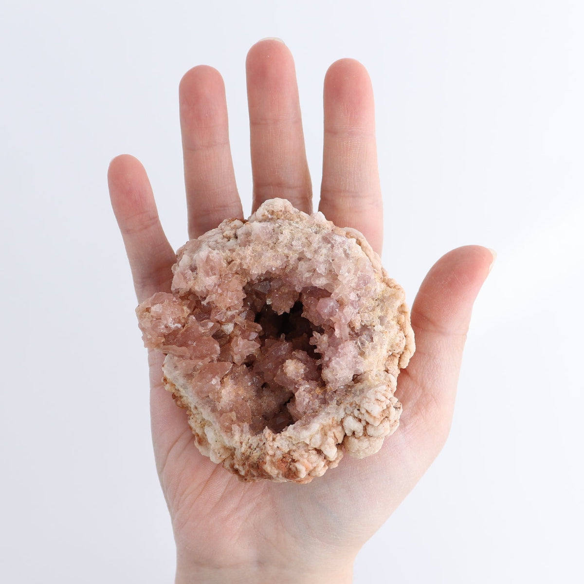 Pink Amethyst Geodes Set of 6