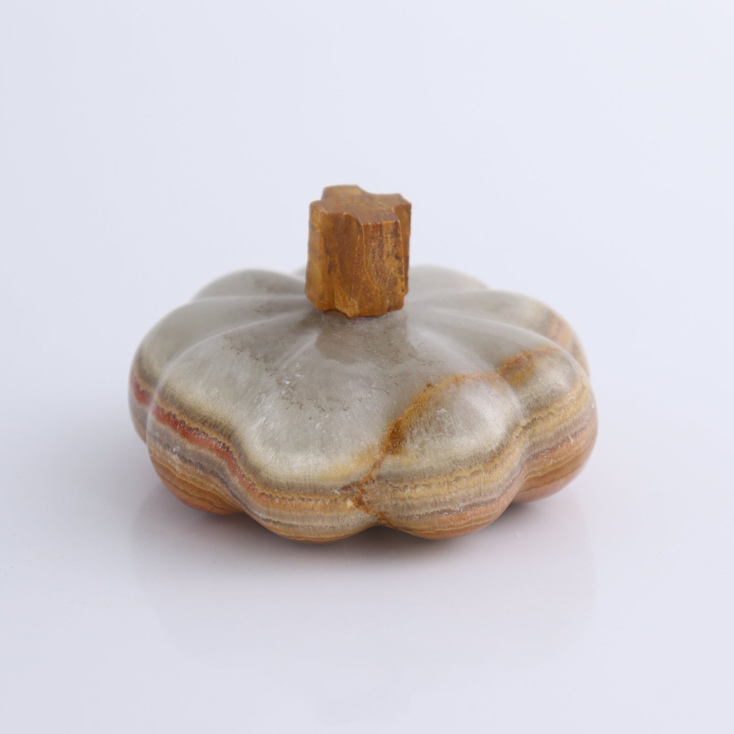 One Flat Green Onyx Pumpkin - Expert Wholesale and Supplier of Wholesale Crystals & Bulk Gemstones, ["Catalog Onyx","Mexico","onyx","Pumpkin"]