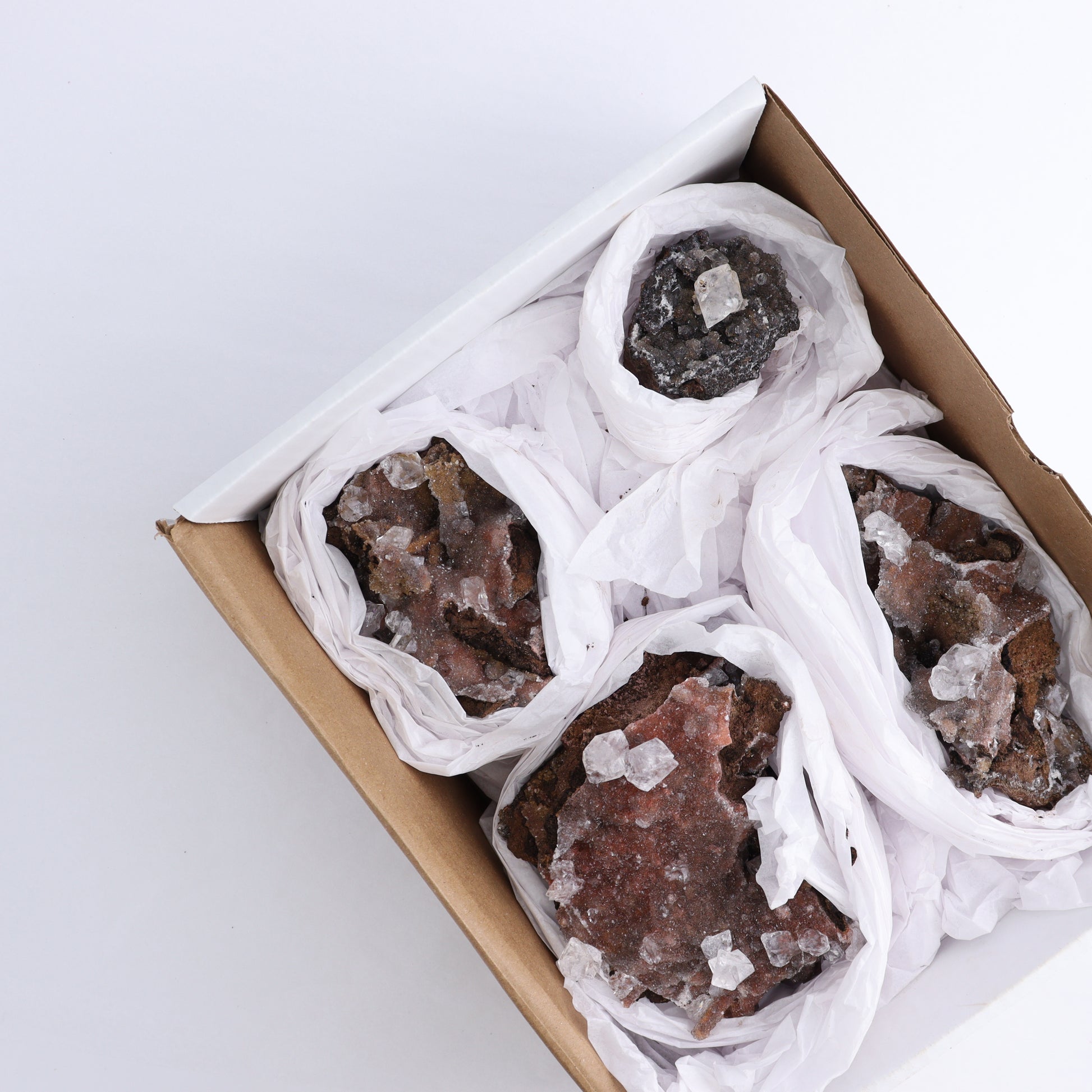 Calcite Clusters from Santa Eulalia Flats - Expert Wholesale and Supplier of Wholesale Crystals & Bulk Gemstones, ["Calcite","Mexico","Santa Eulalia Calcite"]