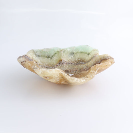 One Medium Bowl Mexican Onyx/Calcite Honey & Green Rough - Expert Wholesale and Supplier of Wholesale Crystals & Bulk Gemstones, ["bowl","Calcite","Catalog Onyx","Decorative Dish","Mexico","onyx"]