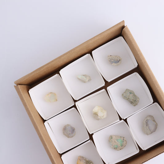 Ethiopian Opal Flat of 9 - Expert Wholesale and Supplier of Wholesale Crystals & Bulk Gemstones, ["ethiopian opal","Freeforms","Mexico","Opal","Rough"]