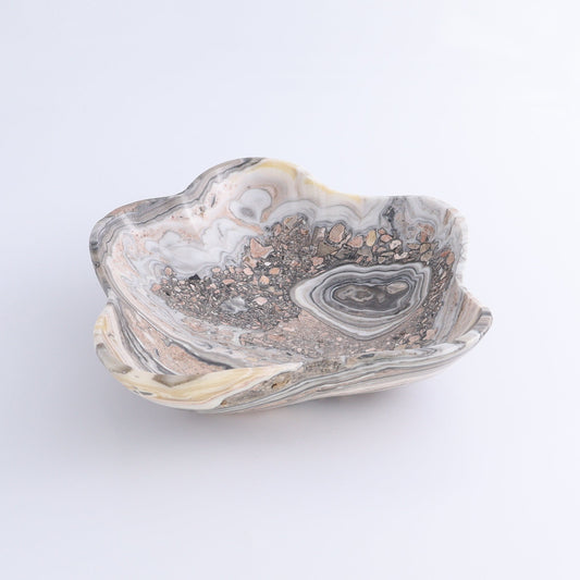One Bowl Mexican Onyx/Calcite Black & Pink Zebra - Expert Wholesale and Supplier of Wholesale Crystals & Bulk Gemstones, ["bowl","Calcite","Catalog Onyx","Decorative Dish","Mexico","onyx"]