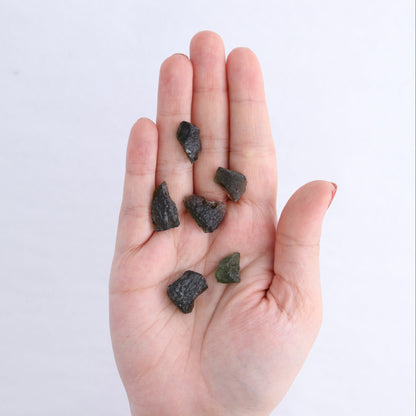 Moldavite Pieces Set of 6