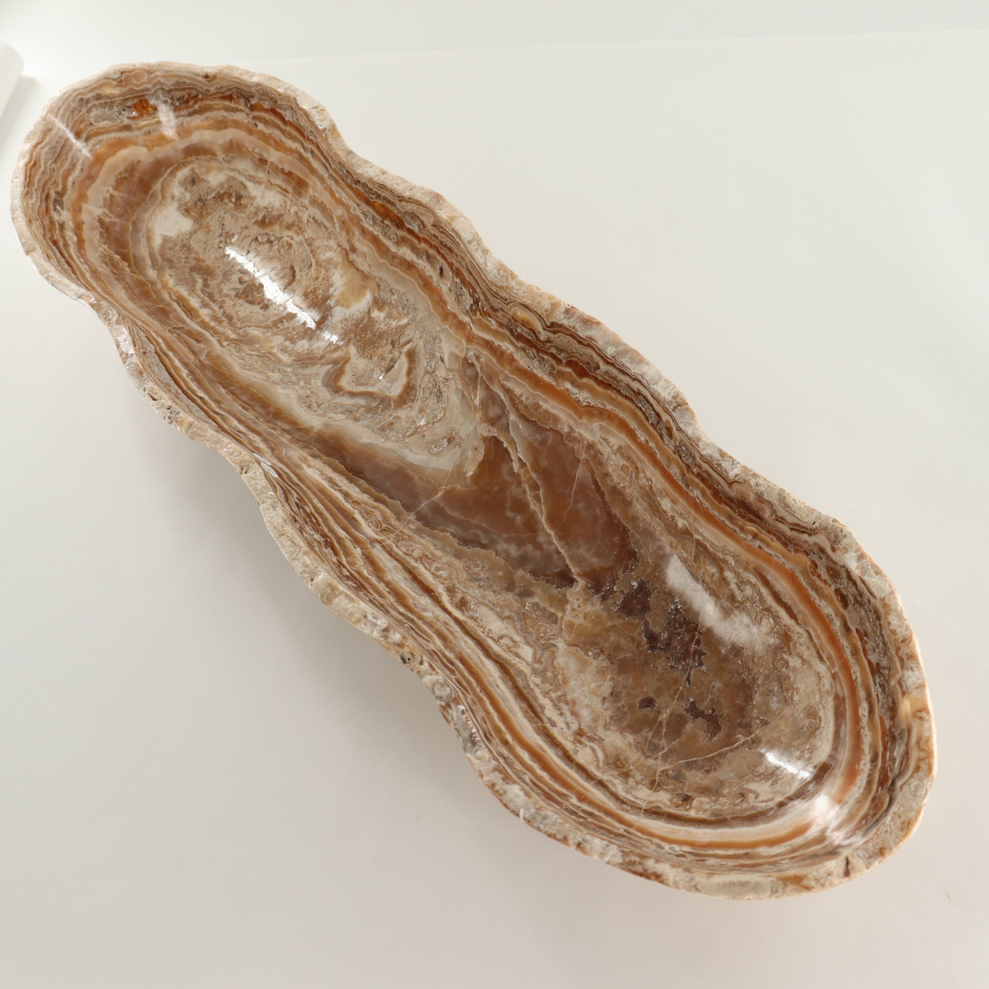 Onyx Canoe Bowl - Expert Wholesale and Supplier of Wholesale Crystals & Bulk Gemstones, ["Bowls","canoe","Mexico","onyx"]