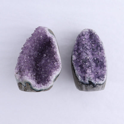 Uruguay Amethyst Cut Base Set of 7 - Expert Wholesale and Supplier of Wholesale Crystals & Bulk Gemstones, ["Amethyst","Cut Base","Uruguay"]