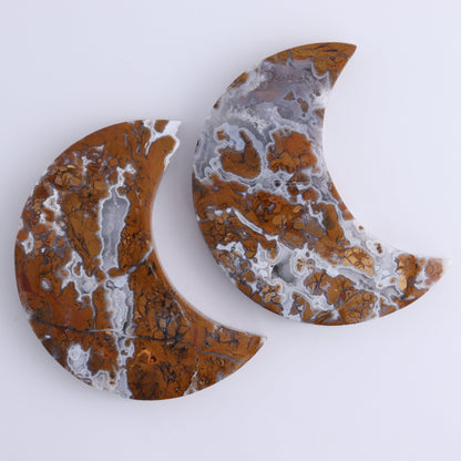 Brecciated Jasper Moons Set of 6 - Expert Wholesale and Supplier of Wholesale Crystals & Bulk Gemstones, ["Brecciated Jasper","Indonesia","moons"]