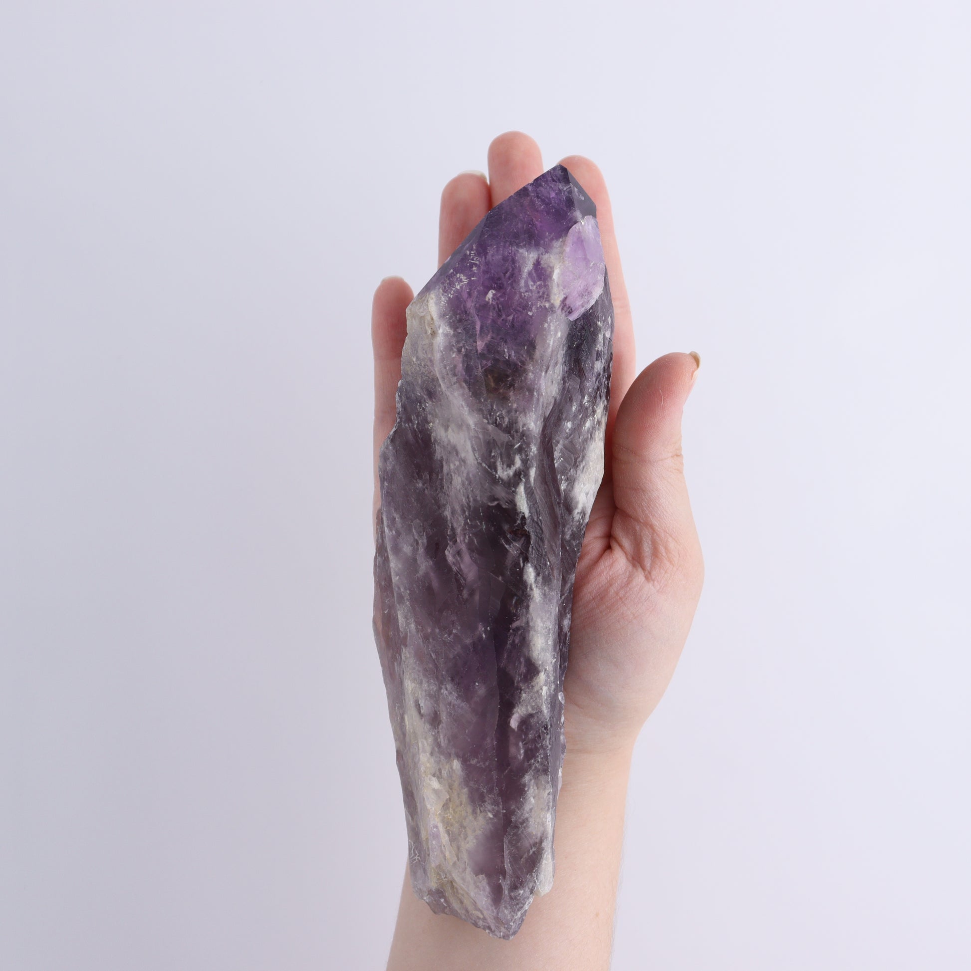 Amethyst Polished Tips Set of 3 - Expert Wholesale and Supplier of Wholesale Crystals & Bulk Gemstones, ["Amethyst","Polished Tip"]