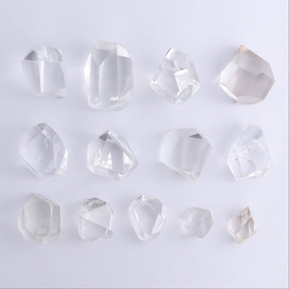 Quartz Freeforms Set of 13 - Expert Wholesale and Supplier of Wholesale Crystals & Bulk Gemstones, ["Brazil","Clear Quartz","Freeform","Freeforms","Points","Quartz"]