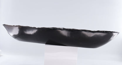 Black Marble Canoe Bowl - Expert Wholesale and Supplier of Wholesale Crystals & Bulk Gemstones, ["Black Marble","Bowls","canoe","Marble","Mexico"]