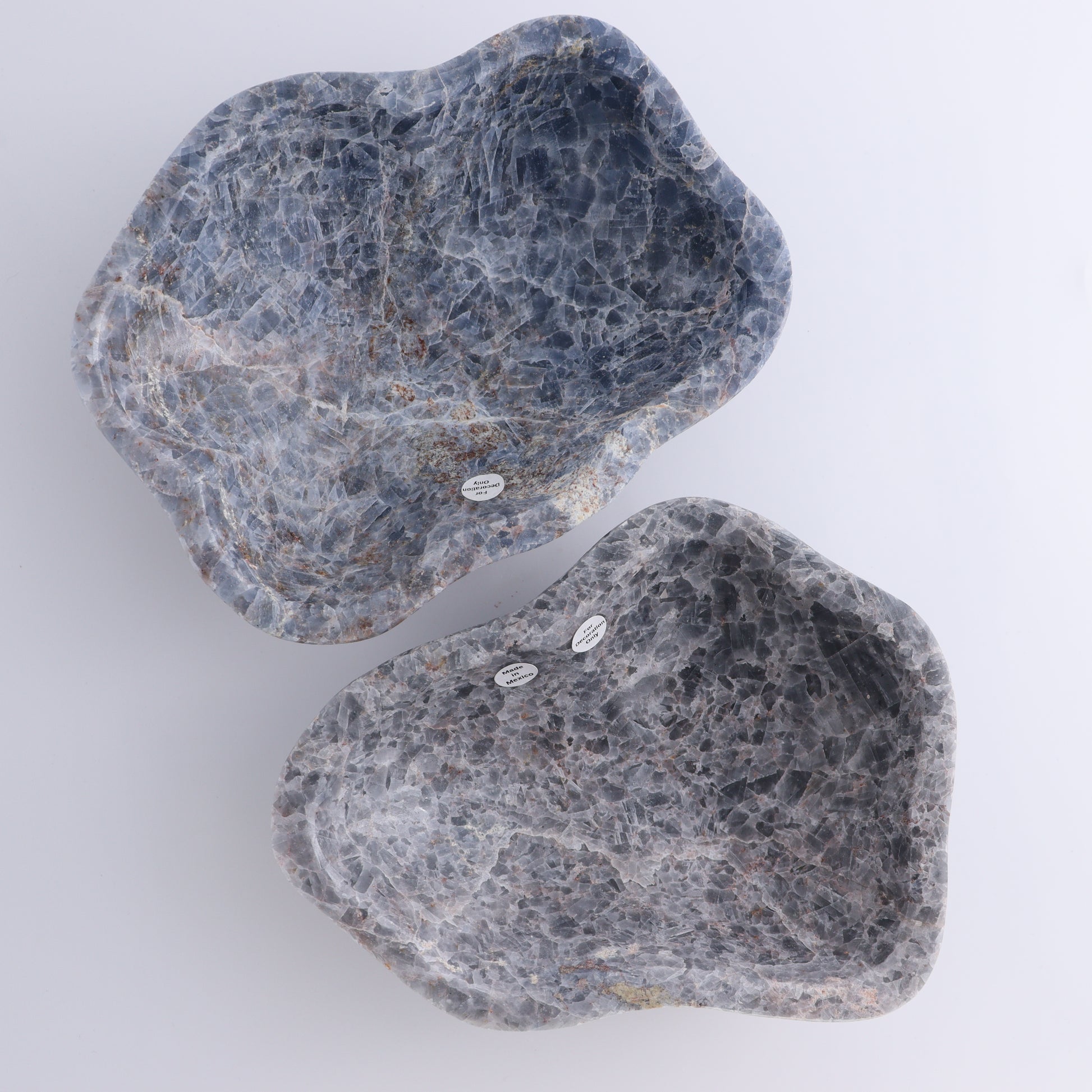 Blue Calcite Bowls Set of 3 - Expert Wholesale and Supplier of Wholesale Crystals & Bulk Gemstones, ["Blue Calcite","bowl","Bowls","Calcite","Mexico"]
