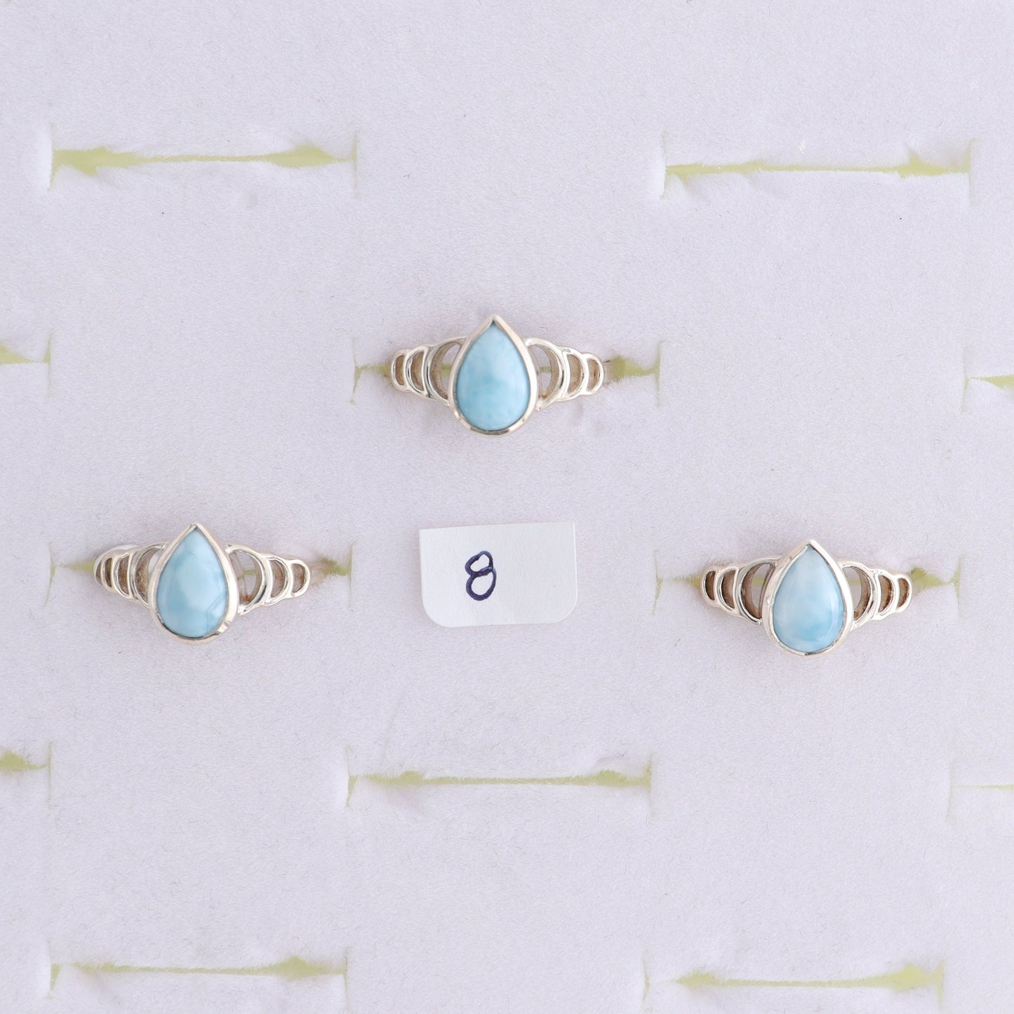 One Larimar Ring - Expert Wholesale and Supplier of Wholesale Crystals & Bulk Gemstones, ["India","Larimar","Ring","sterling silver"]
