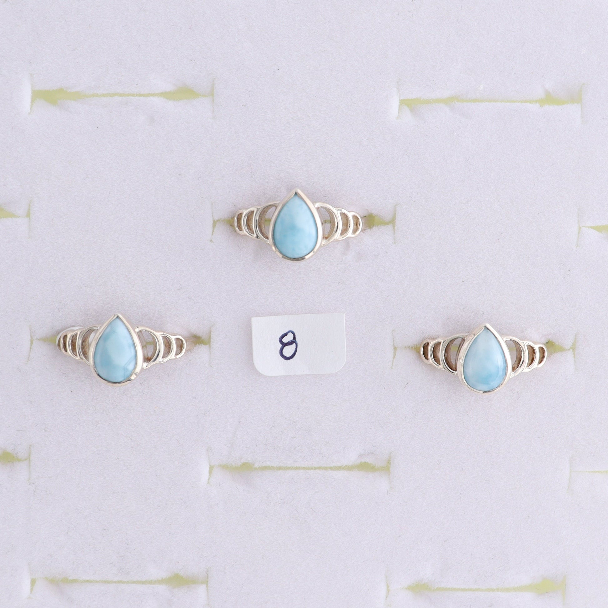 One Larimar Ring - Expert Wholesale and Supplier of Wholesale Crystals & Bulk Gemstones, ["India","Larimar","Ring","sterling silver"]