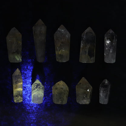 Powellite Amethyst UV Reactive Towers Set of 10