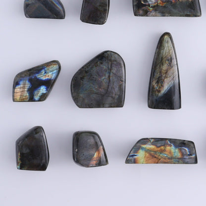 Labradorite Freeform Set of 20 - Expert Wholesale and Supplier of Wholesale Crystals & Bulk Gemstones, ["Freeforms","Labradorite","Madagascar"]