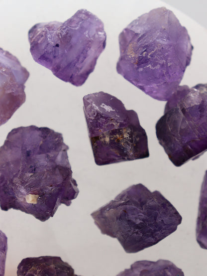 Rough Fluorite Set of 12