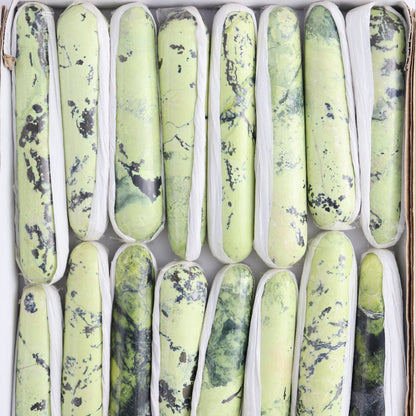 Serpentine Massagers Set of 22 - Expert Wholesale and Supplier of Wholesale Crystals & Bulk Gemstones, ["serpentine","Skulls"]