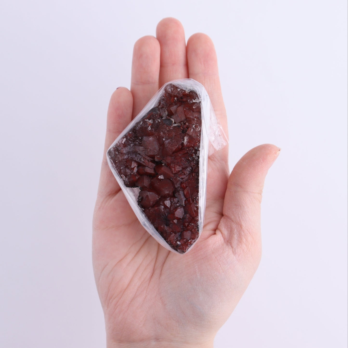 Quartz Hematite Inclusions Flat from Morocco - Expert Wholesale and Supplier of Wholesale Crystals & Bulk Gemstones, ["Flats","Hematite","Morocco","Quartz","Quartz Hematite"]