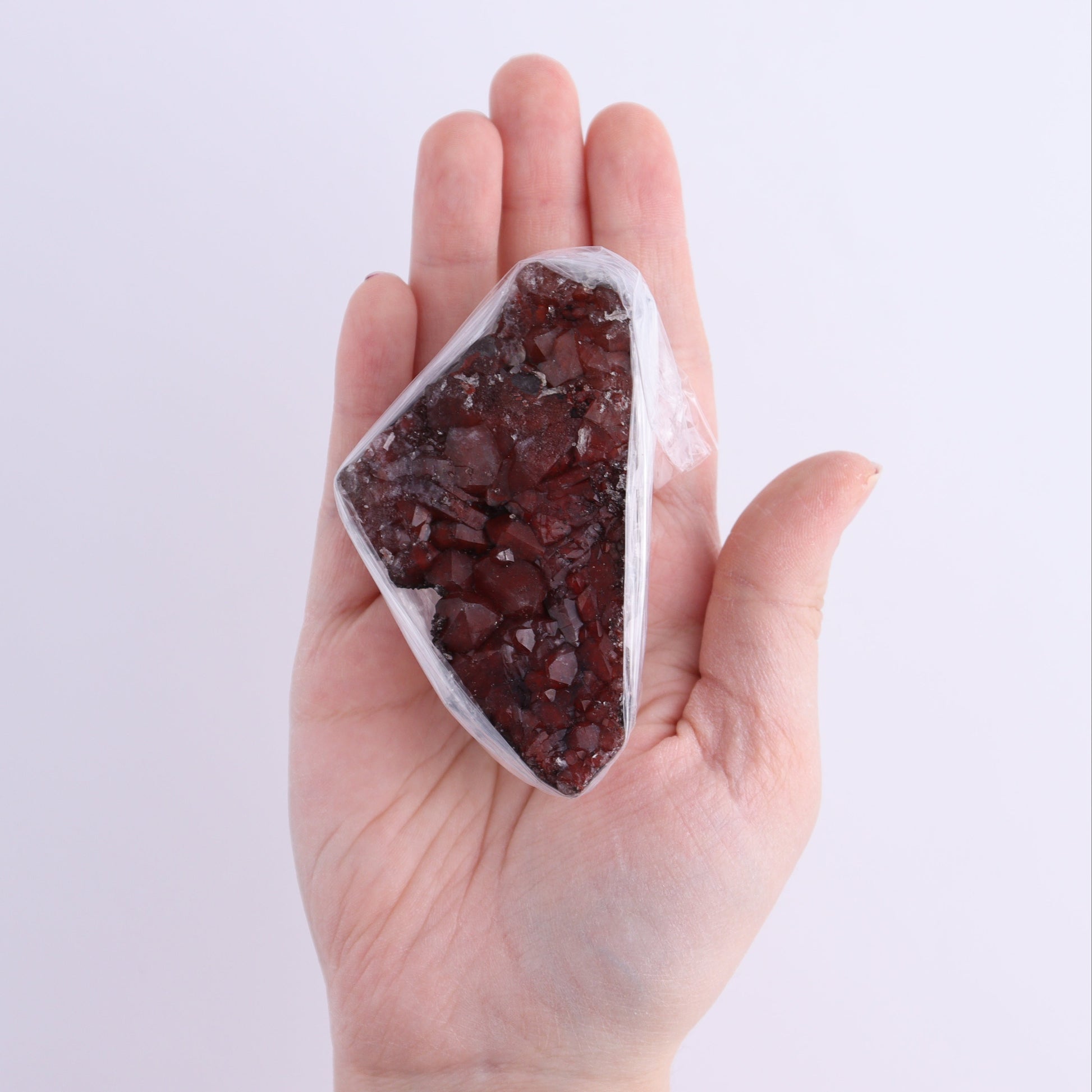 Quartz Hematite Inclusions Flat from Morocco - Expert Wholesale and Supplier of Wholesale Crystals & Bulk Gemstones, ["Flats","Hematite","Morocco","Quartz","Quartz Hematite"]