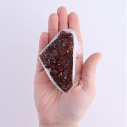 Quartz Hematite Inclusions Flat from Morocco - Expert Wholesale and Supplier of Wholesale Crystals & Bulk Gemstones, ["Flats","Hematite","Morocco","Quartz","Quartz Hematite"]