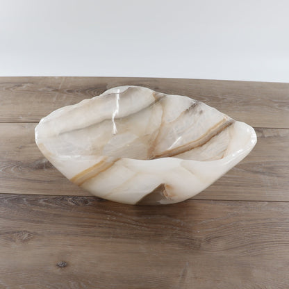 Mexican Onyx/Calcite Bowl 12"
