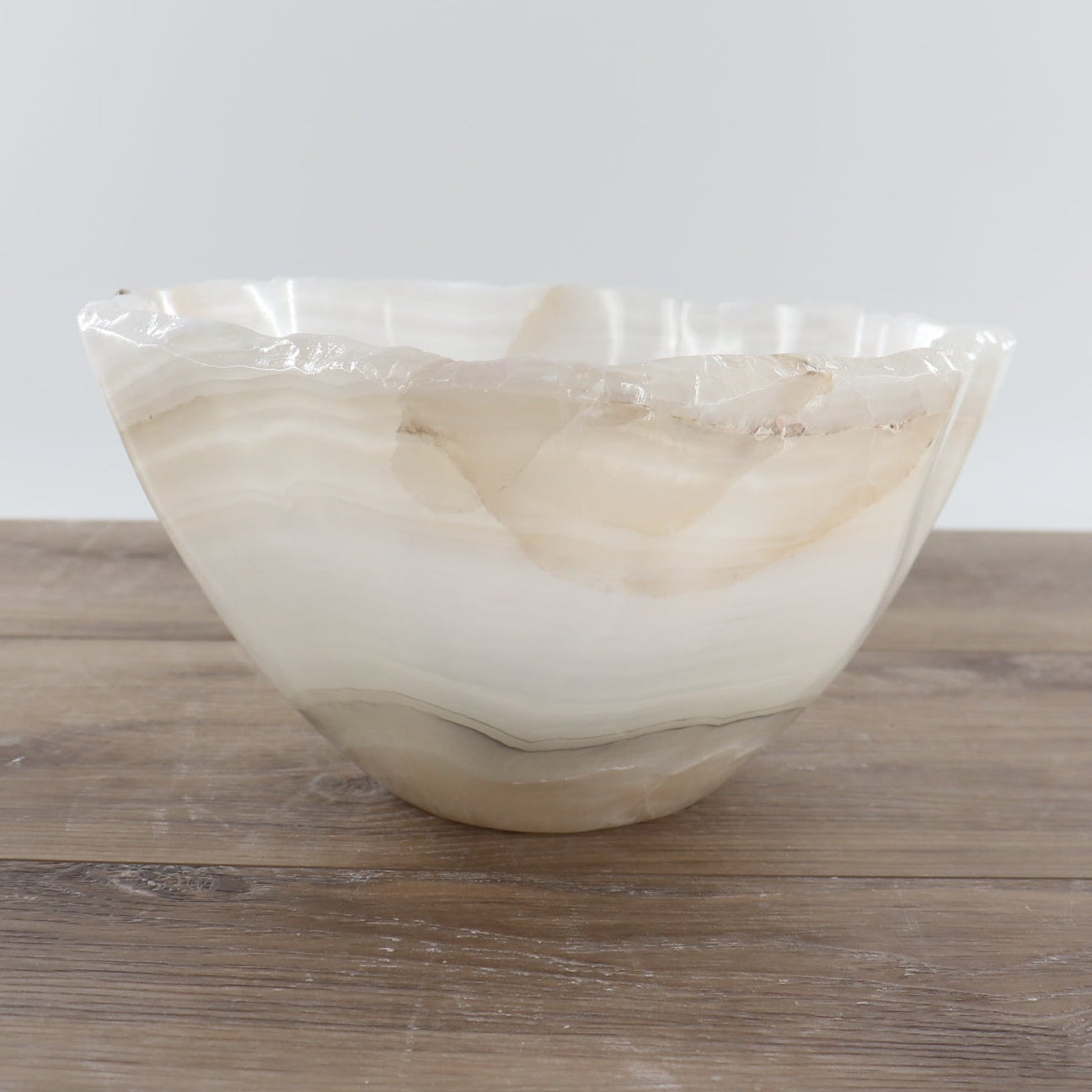 Mexican Onyx/Calcite Bowl 12"