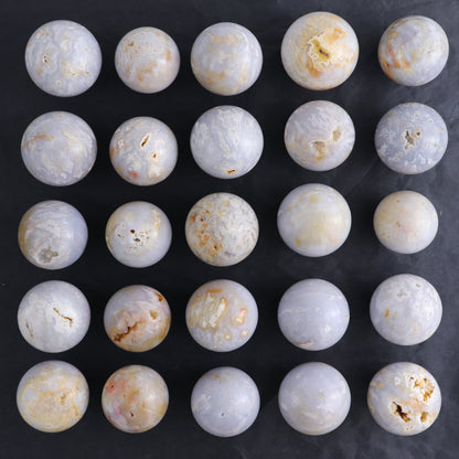 One Sphere Chalcedony Agate | Mi Esperanza Minerals | Supplier of Crystals and Onyx