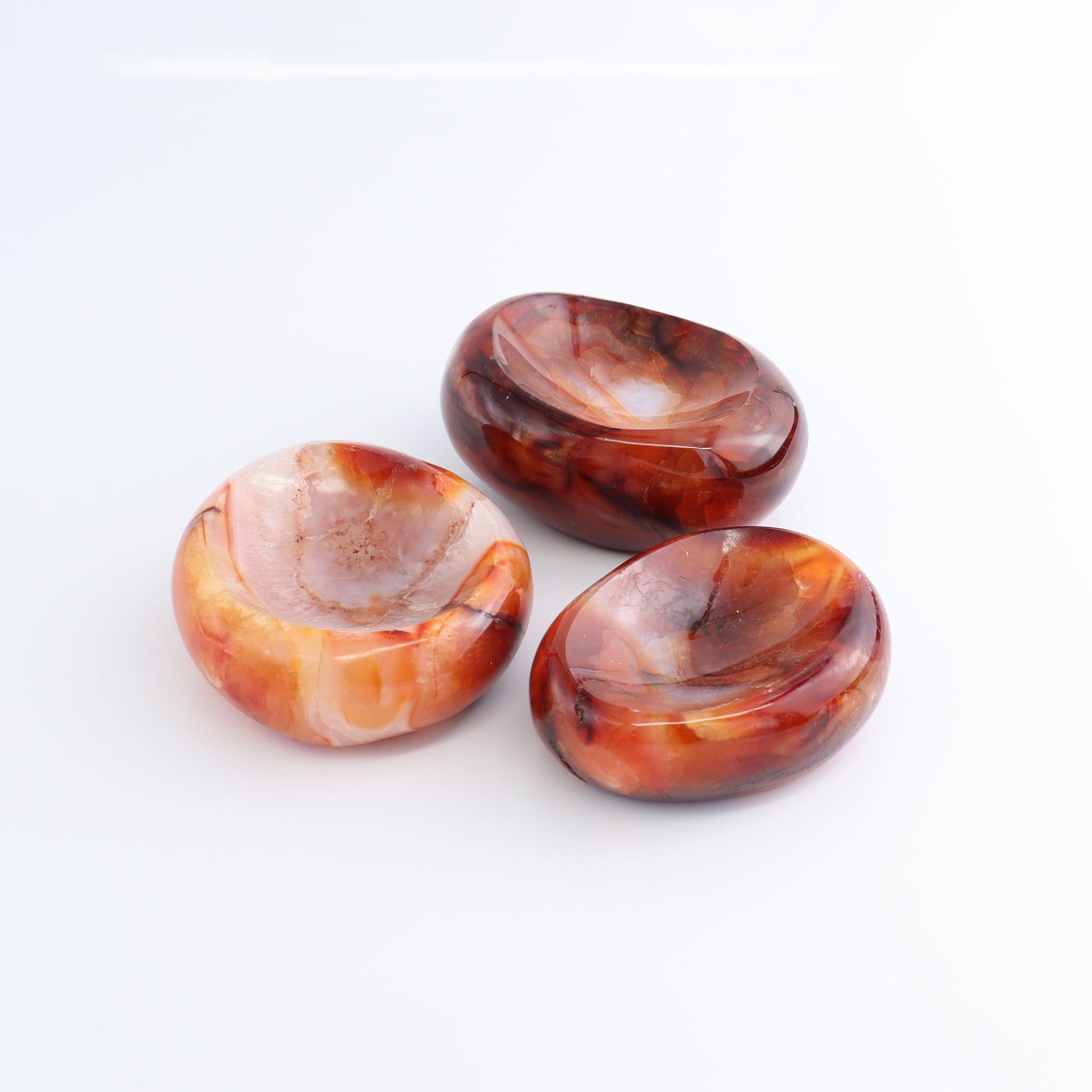 Carnelian Bowls Set of 3 - Expert Wholesale and Supplier of Wholesale Crystals & Bulk Gemstones, ["Bowls","carnelian"]