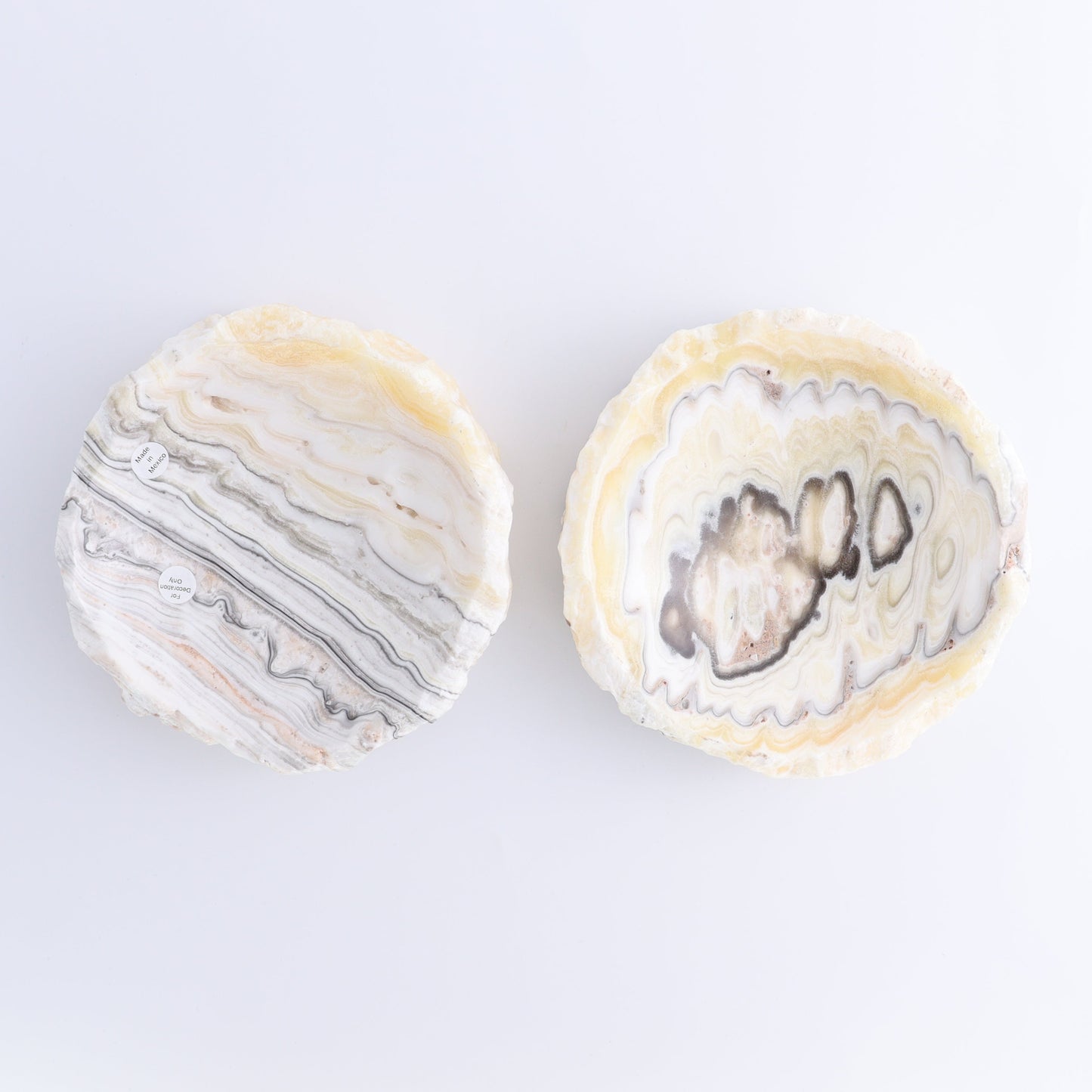 One Mexican Onyx/Calcite White Zebra Rustic Bowl - Expert Wholesale and Supplier of Wholesale Crystals & Bulk Gemstones, ["bowl","Calcite","Catalog Onyx","Decorative Dish","Mexico","onyx"]