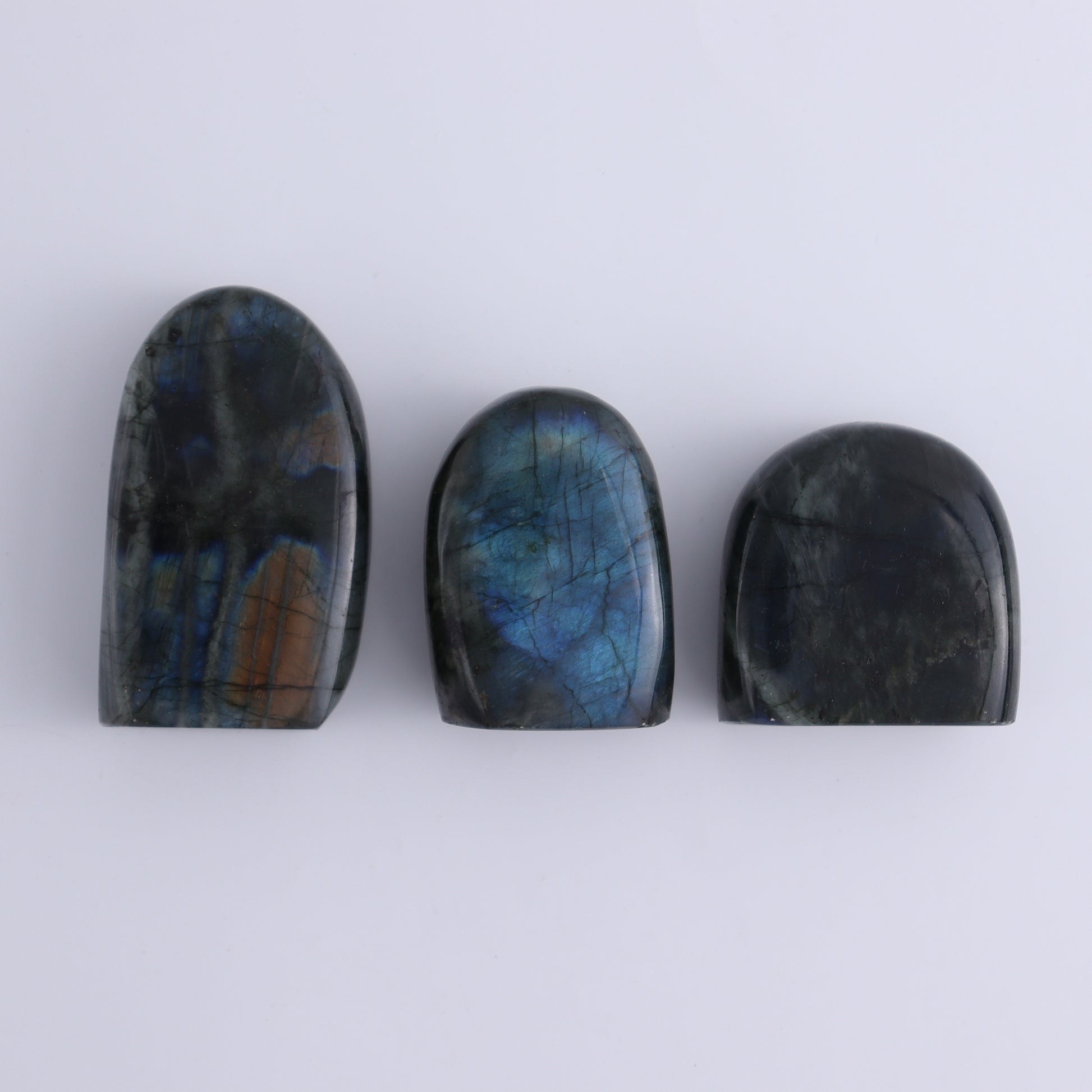 Labradorite Freeform Set of 6 - Expert Wholesale and Supplier of Wholesale Crystals & Bulk Gemstones, ["Freeforms","Labradorite","Madagascar"]