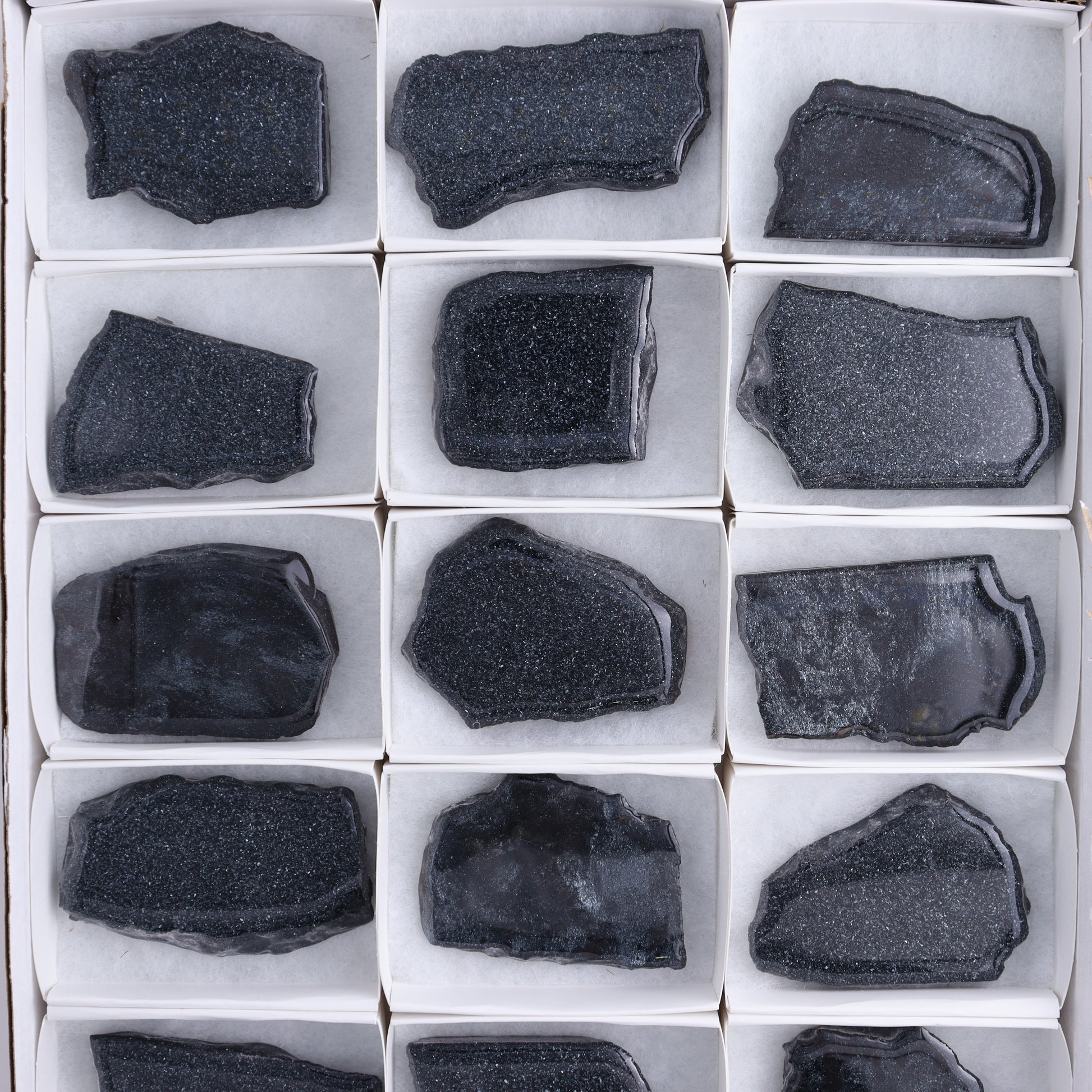 Specularite Flat of 18 - Expert Wholesale and Supplier of Wholesale Crystals & Bulk Gemstones, ["flat","Flats","Specularite","United States"]