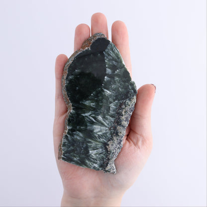 Seraphinite Slices Set of 4 - Expert Wholesale and Supplier of Wholesale Crystals & Bulk Gemstones, ["Russia","Seraphinite","Slices and Slabs"]