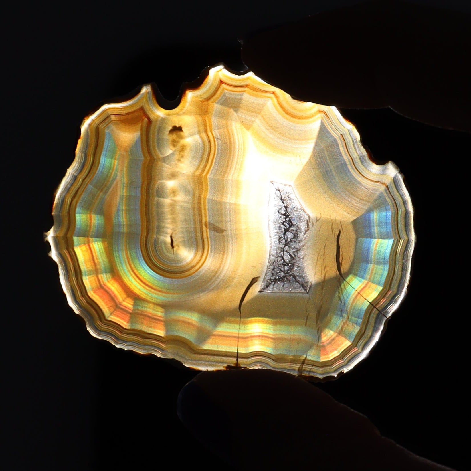 Iris Agate Slices Set of 7 - Expert Wholesale and Supplier of Wholesale Crystals & Bulk Gemstones, ["Agate","Iris Agate","Slices and Slabs"]