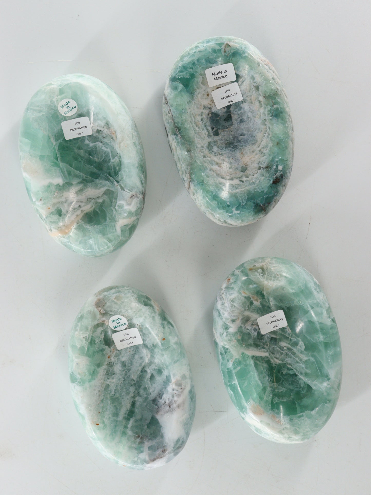 Fluorite Soap Dishes Set of 4 - Expert Wholesale and Supplier of Wholesale Crystals & Bulk Gemstones, []