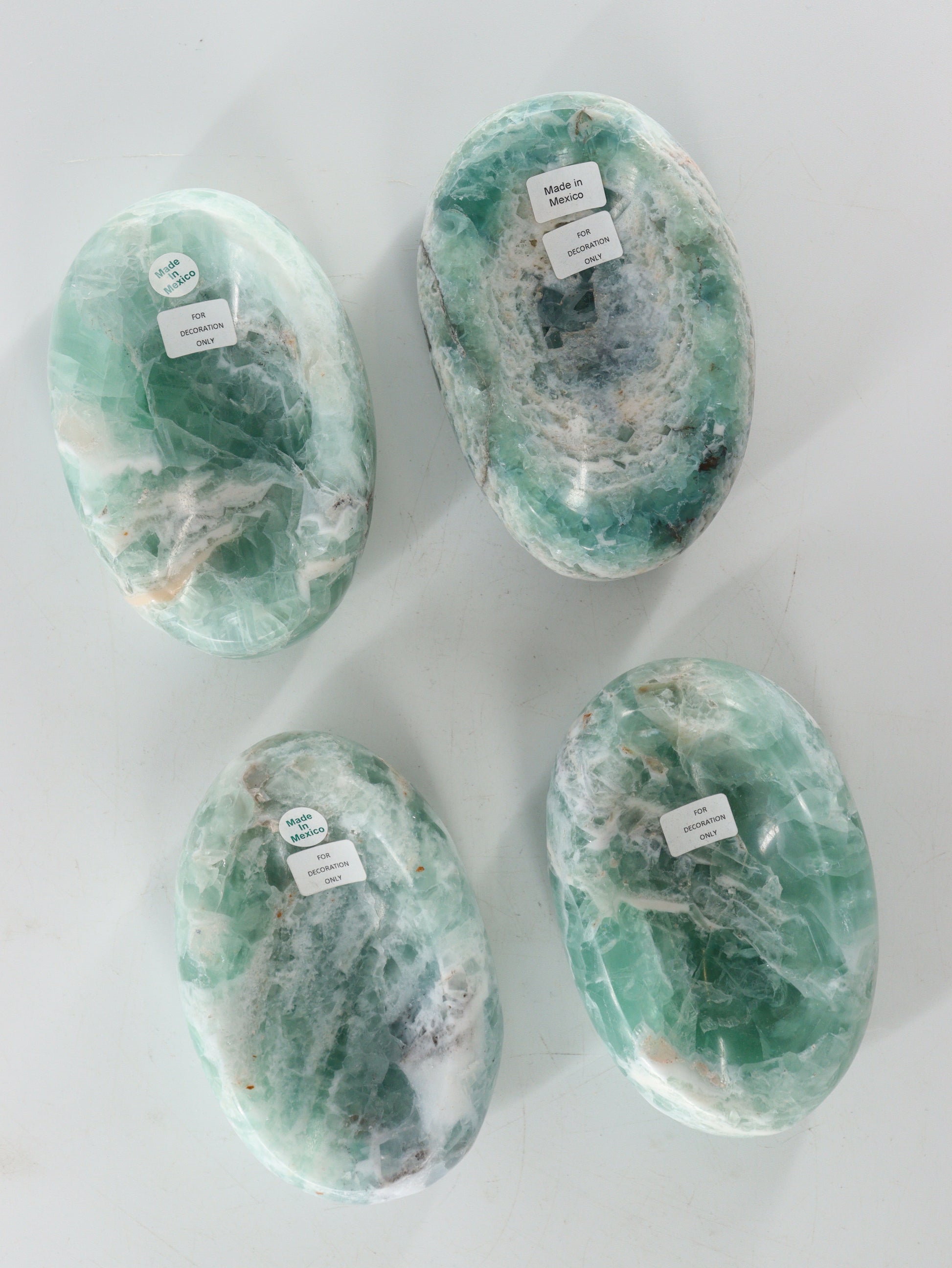 Fluorite Soap Dishes Set of 4 - Expert Wholesale and Supplier of Wholesale Crystals & Bulk Gemstones, []