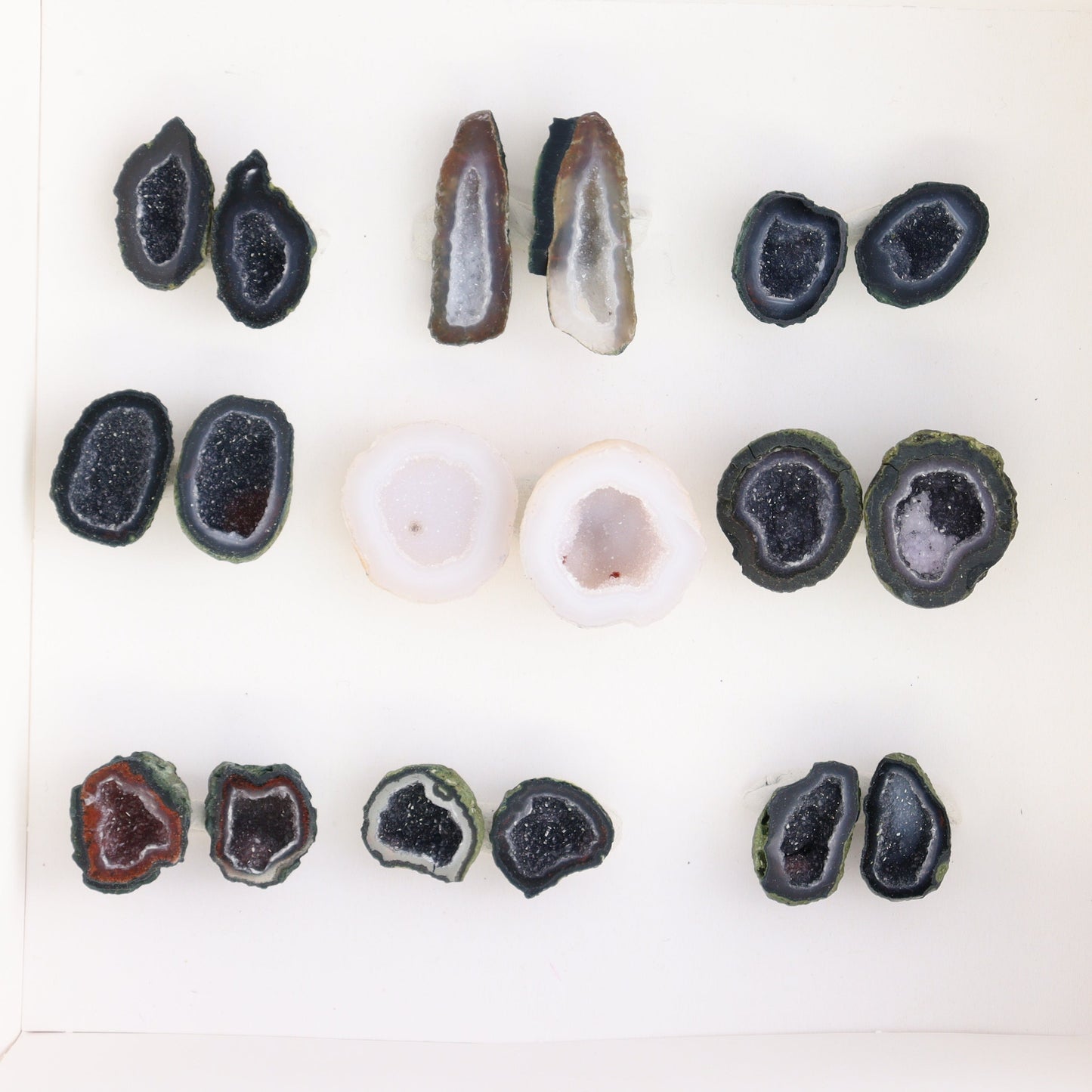 Tabasco Geodes 9 Pairs