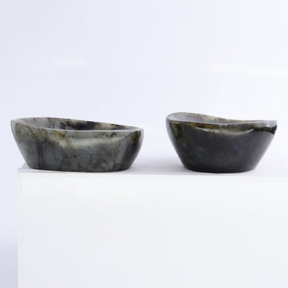 Labradorite Bowls Set of 10 - Expert Wholesale and Supplier of Wholesale Crystals & Bulk Gemstones, ["Bowls","Labradorite","Madagascar"]