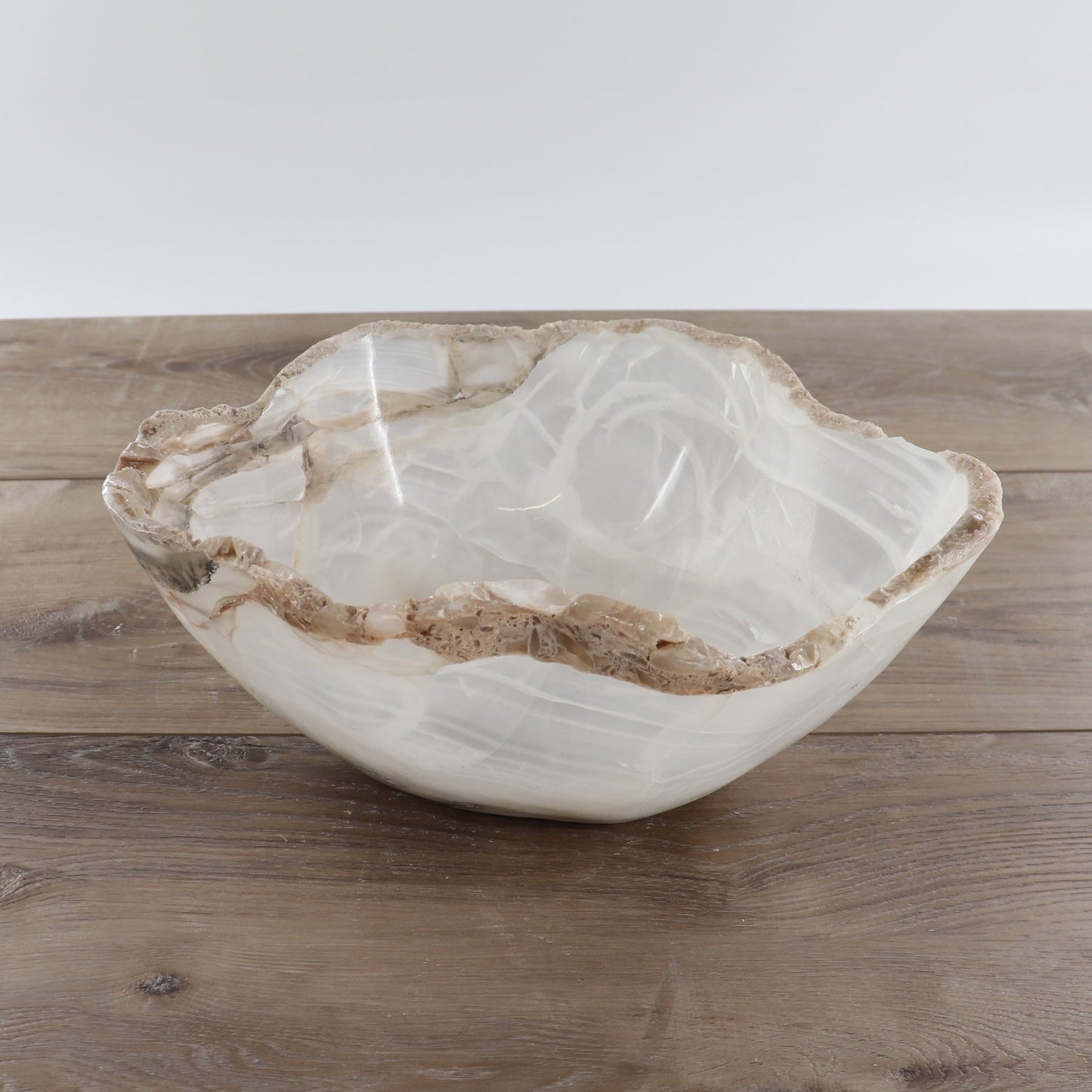 Mexican Onyx/Calcite Bowl 12"