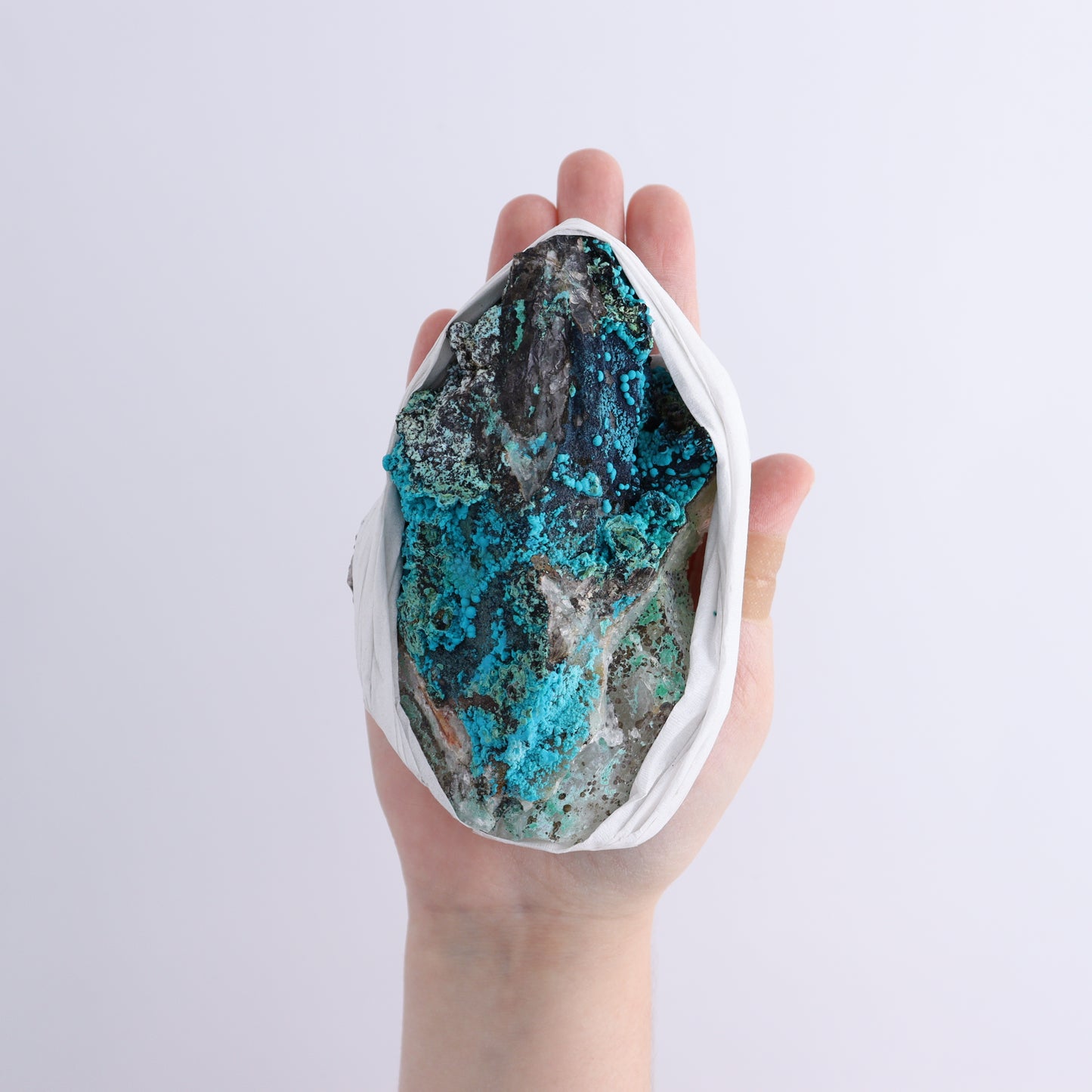 Chrysocolla with Quartz Roughs Set of 6 - Expert Wholesale and Supplier of Wholesale Crystals & Bulk Gemstones, ["Chrysocolla","Flats","Freeforms","Peru","Rough"]