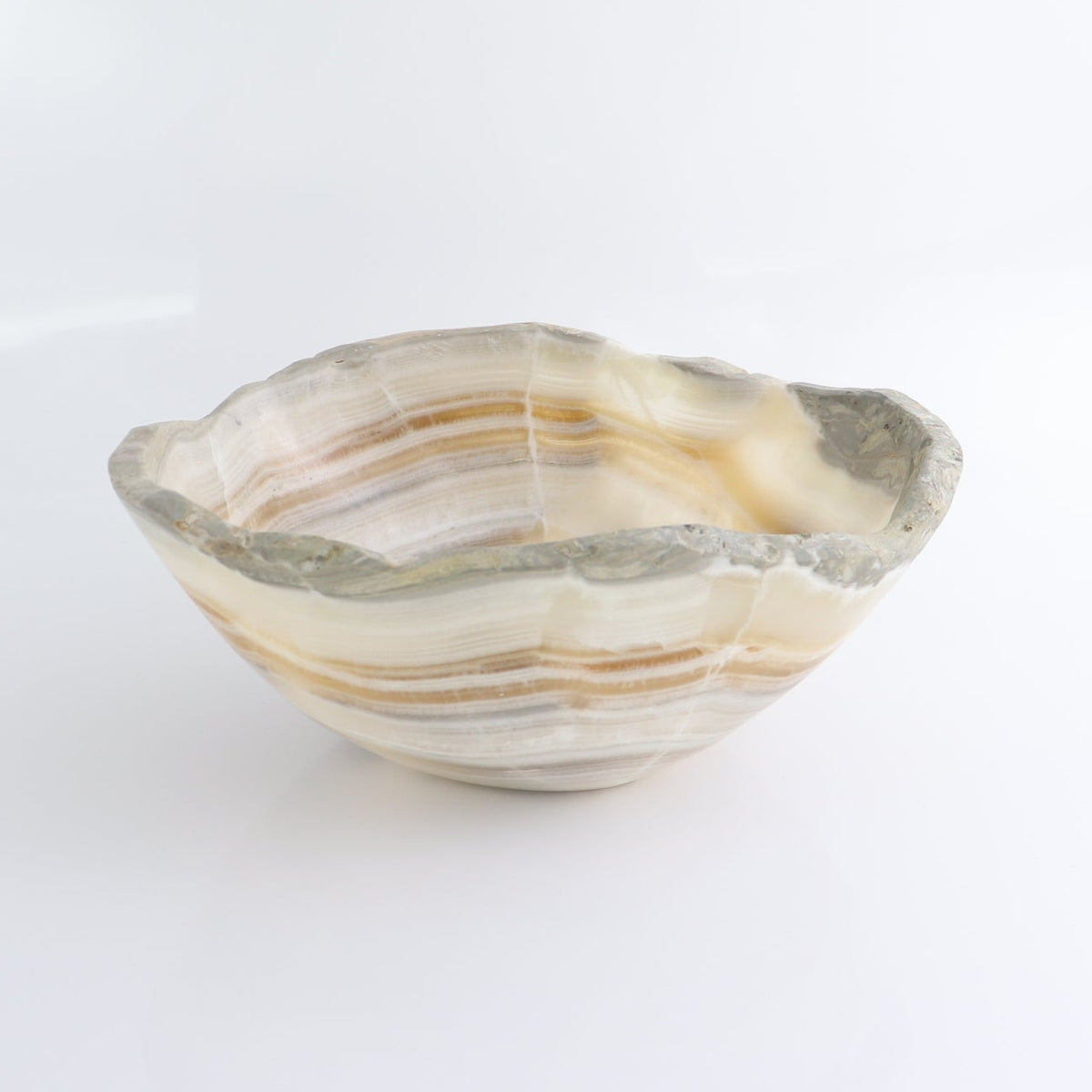 Mexican Onyx/Calcite Bowl 10"
