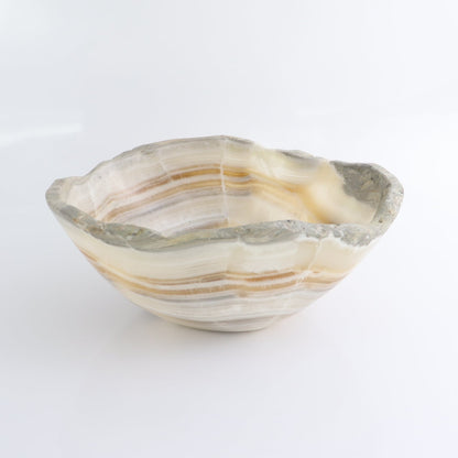 Mexican Onyx/Calcite Bowl 10"